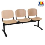 Banca-asteptare-din-lemn-cadru-metalic-3-locuri-DB-102