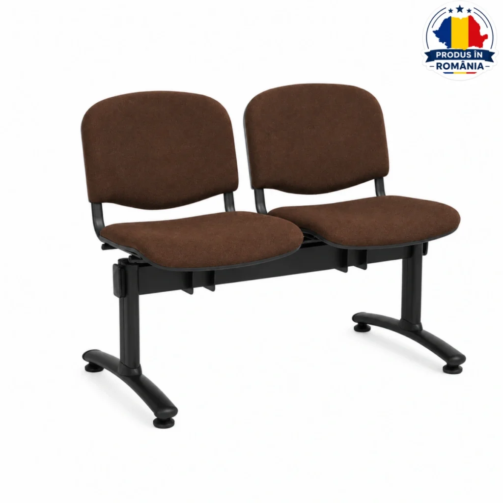 Banca-asteptare-din-material-textil-2-locuri-DB-302