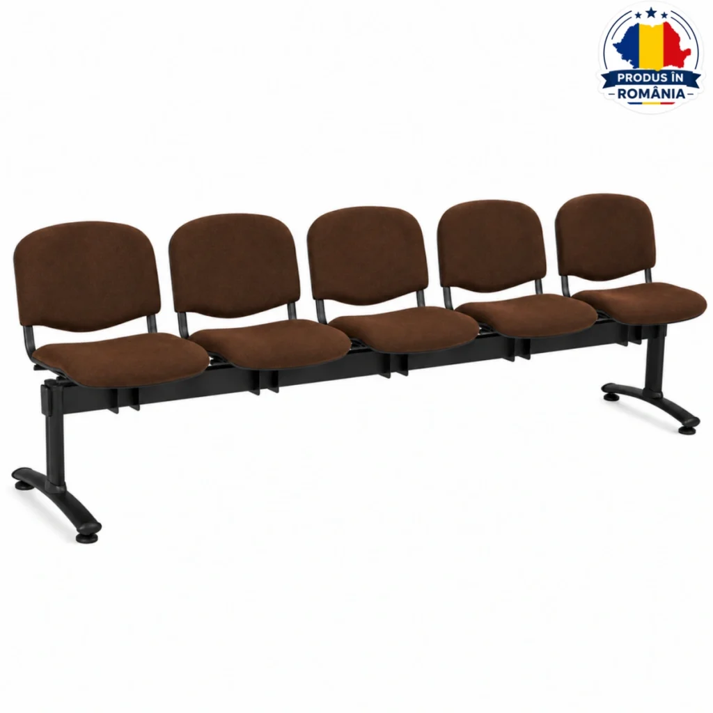 Banca-asteptare-din-material-textil-5-locuri-DB-305