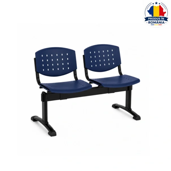 Banca-asteptare-din-plastic-layer-2-locuri-cadru-metalic-DB-702-Decohouse