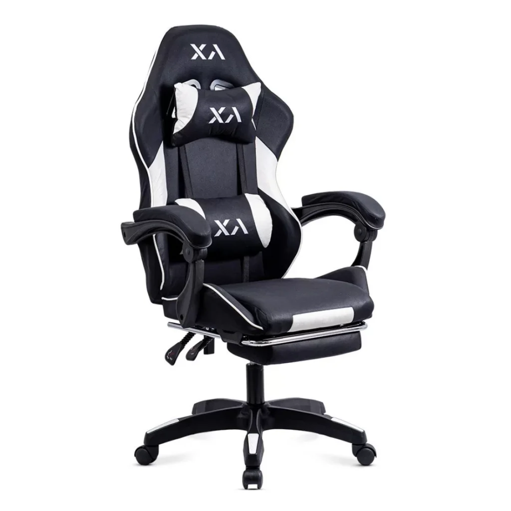 Scaun-Gaming-din-Material-Textil-Negru-Rabatabil-295-Decohouse.ro-Stofa