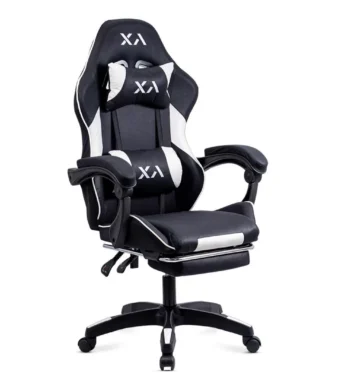 Scaun-Gaming-din-Material-Textil-Negru-Rabatabil-295-Decohouse.ro-Stofa