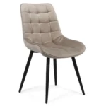 Scaun-bucatarie-catifea-Bej-206-Decohouse.ro-Ieftin