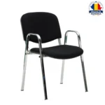 Scaun-conferinta-din-material-textil-cadru-cromat-Taurus-Decohouse