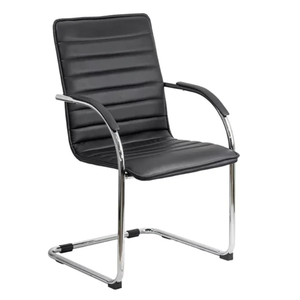 caun-de-Conferinta-din-Piele-Negru-835-decohouse.ro-Vizitatori-Asteptare