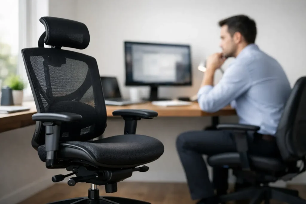 Cum alegi scaun ergonomic birou corect