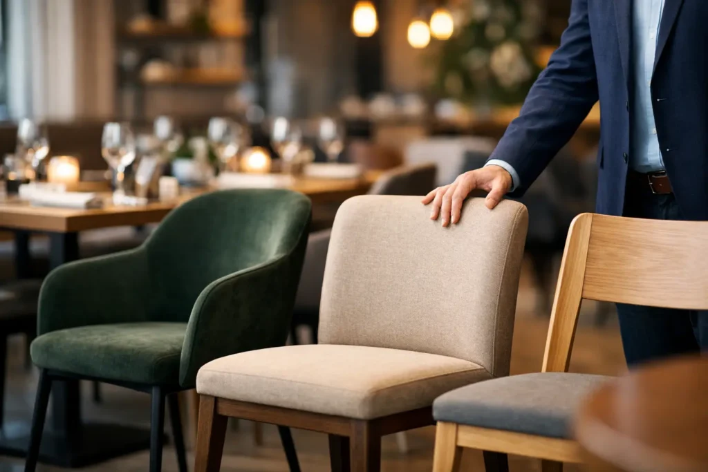 Cum alegi scaune pentru restaurant corect